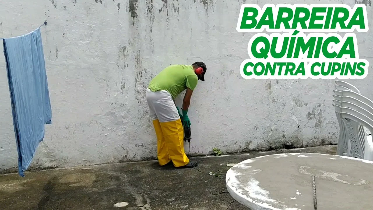 barreira química contra cupins